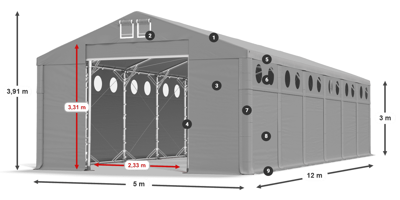 MFRO 620 PVC leggenda 3m