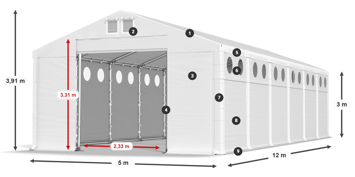 MFRO 620 PVC leggenda 3m
