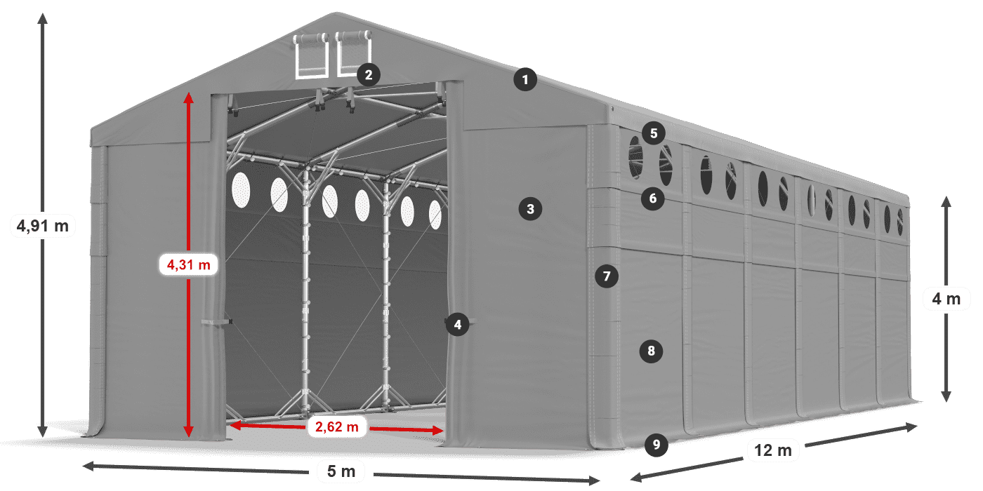 MFRO 620 PVC leggenda 4m