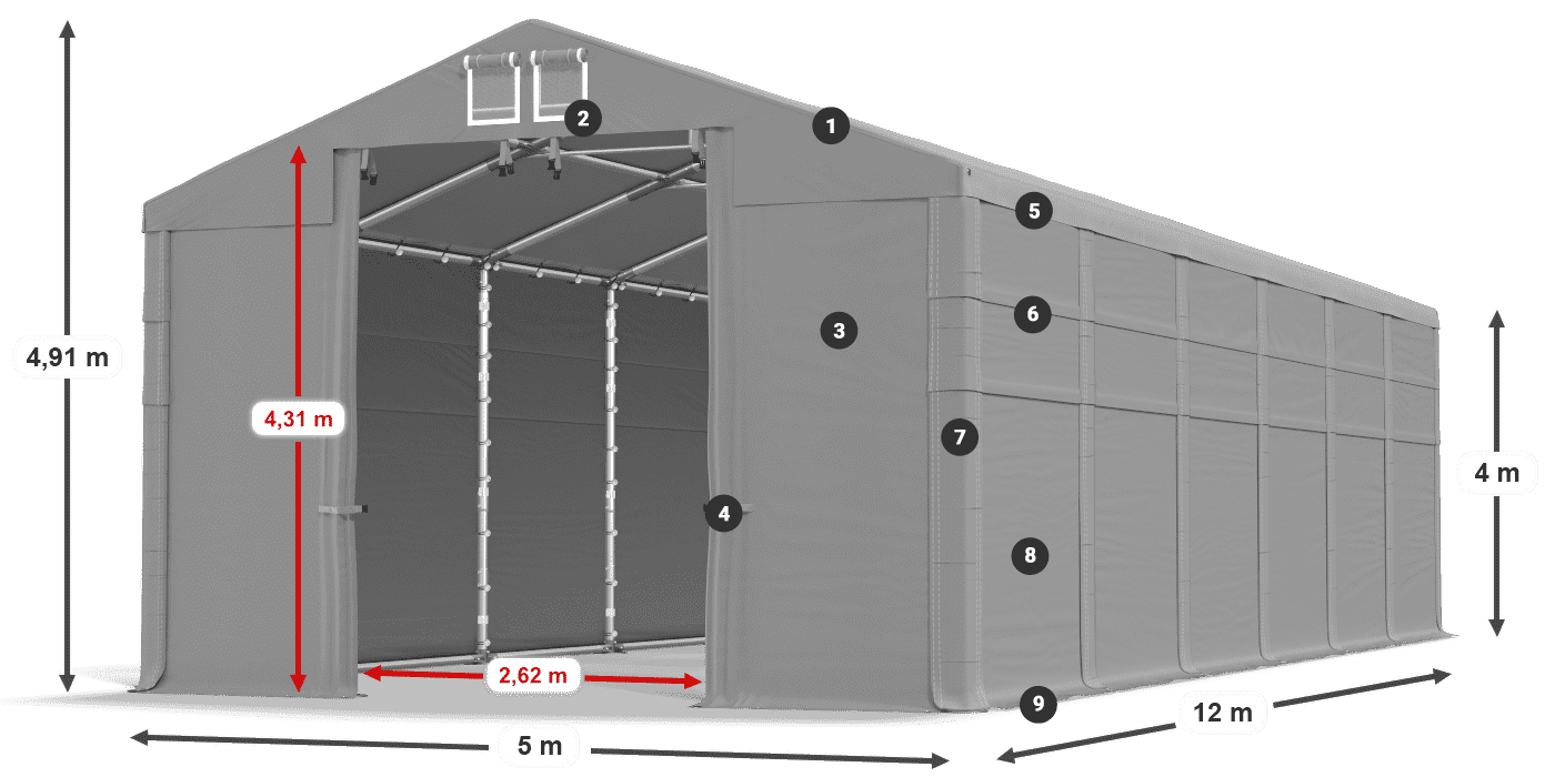 MFR 620 PVC leggenda 4m