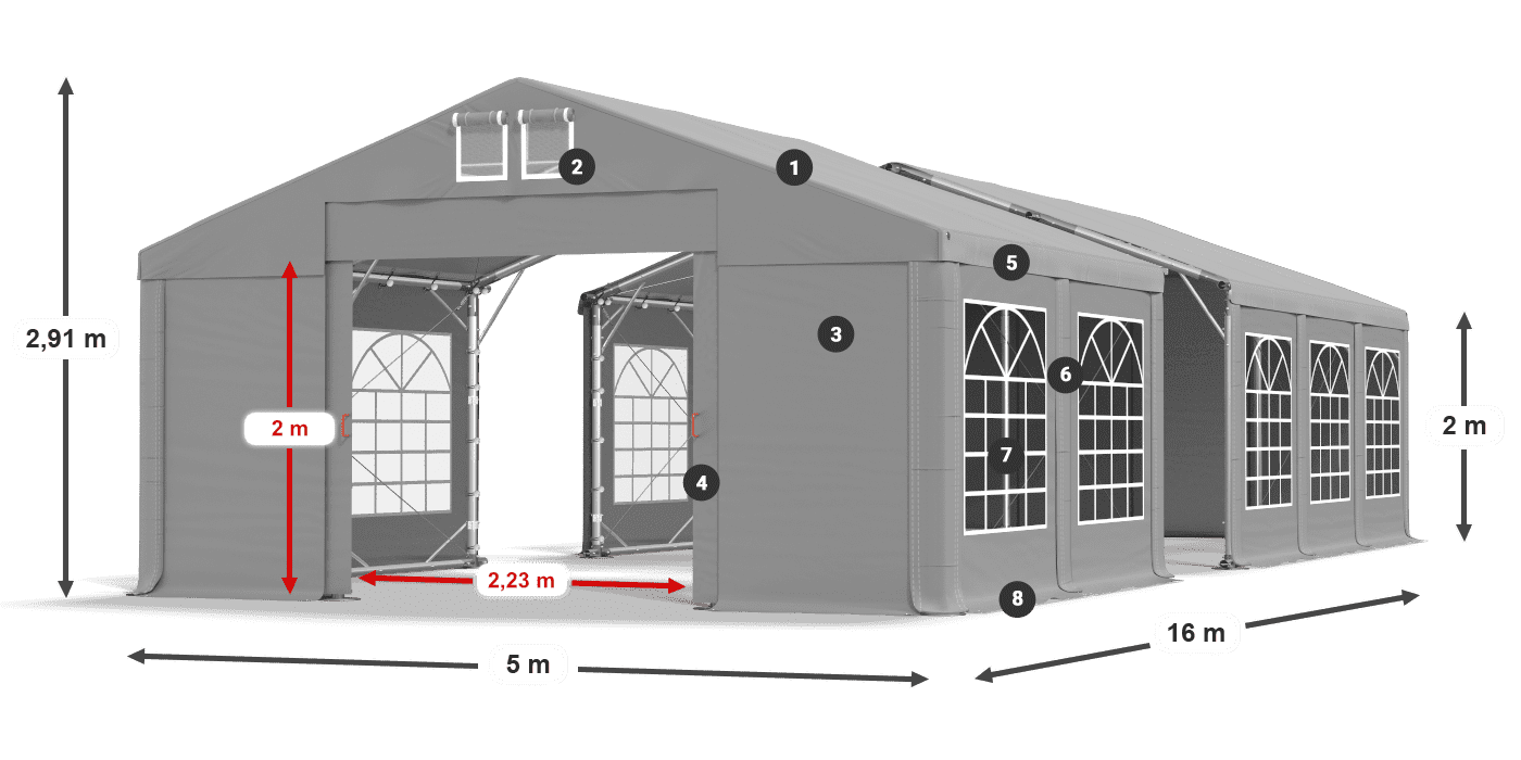 ISD 5. PVC leggenda 2m