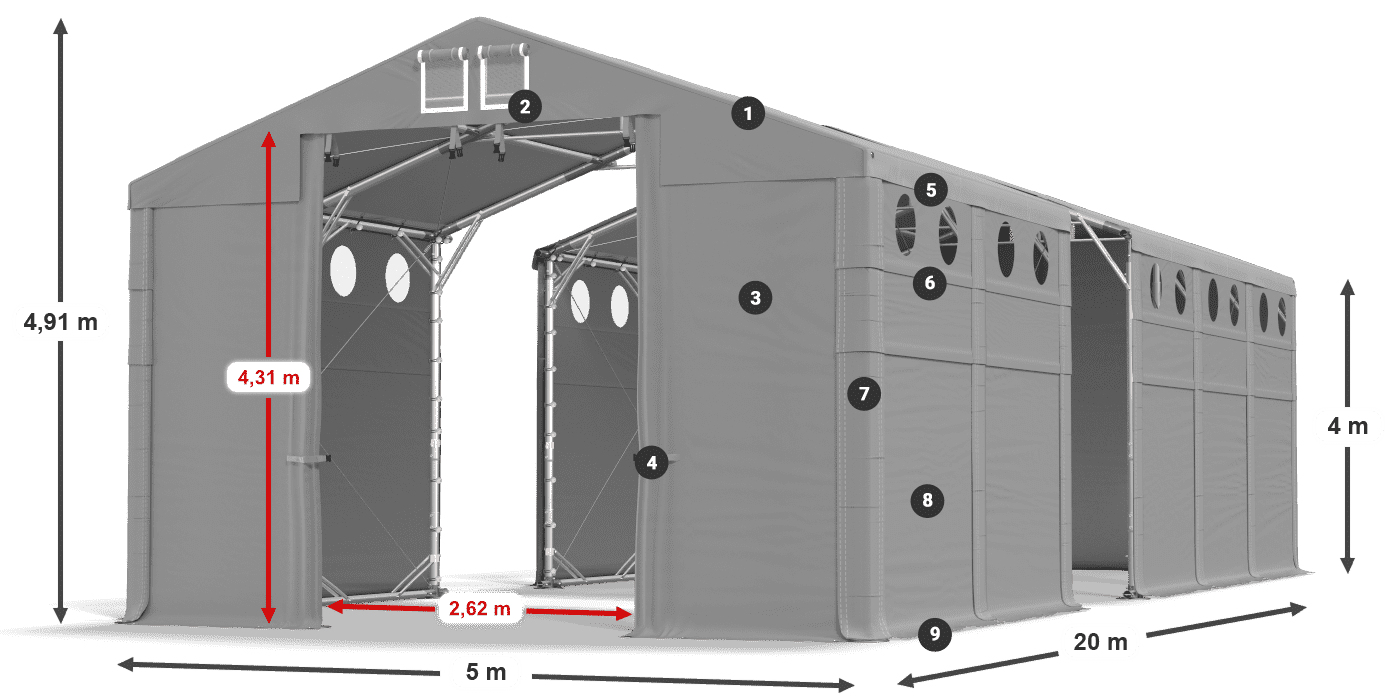 MFRO 620 PVC leggenda 4m