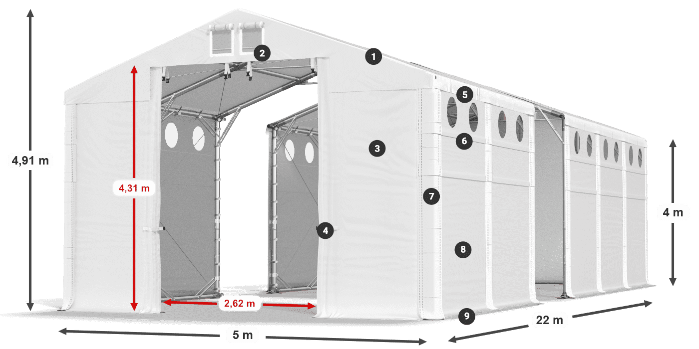 MFRO 620 PVC leggenda 4m