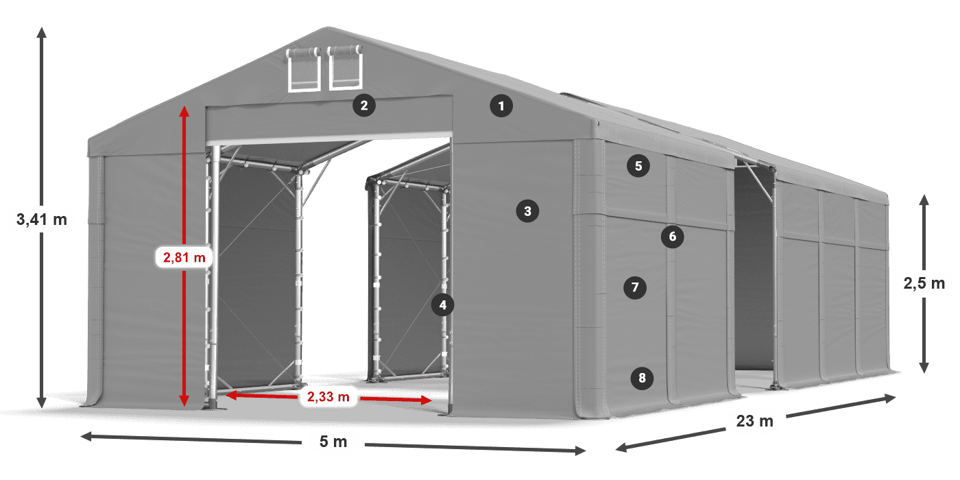 MFR 620 PVC leggenda 2.5m
