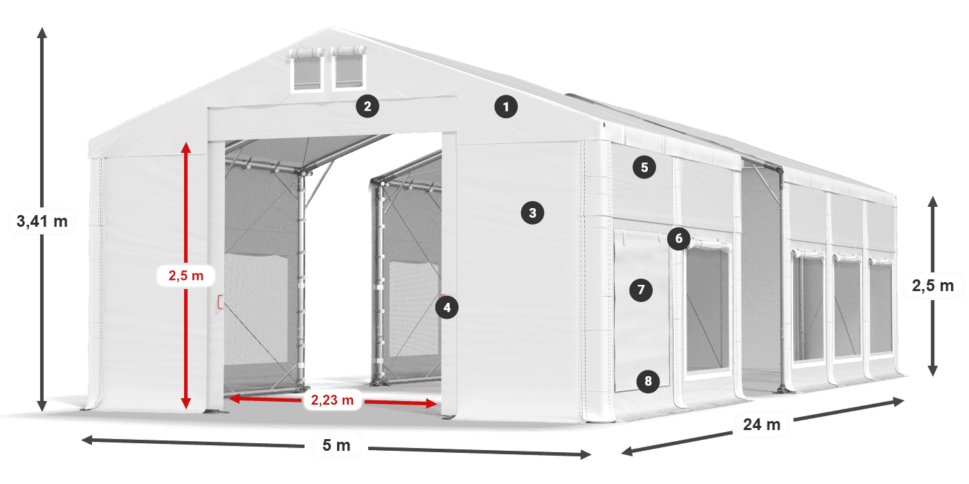 ISDM 560 PVC leggenda 2,5m