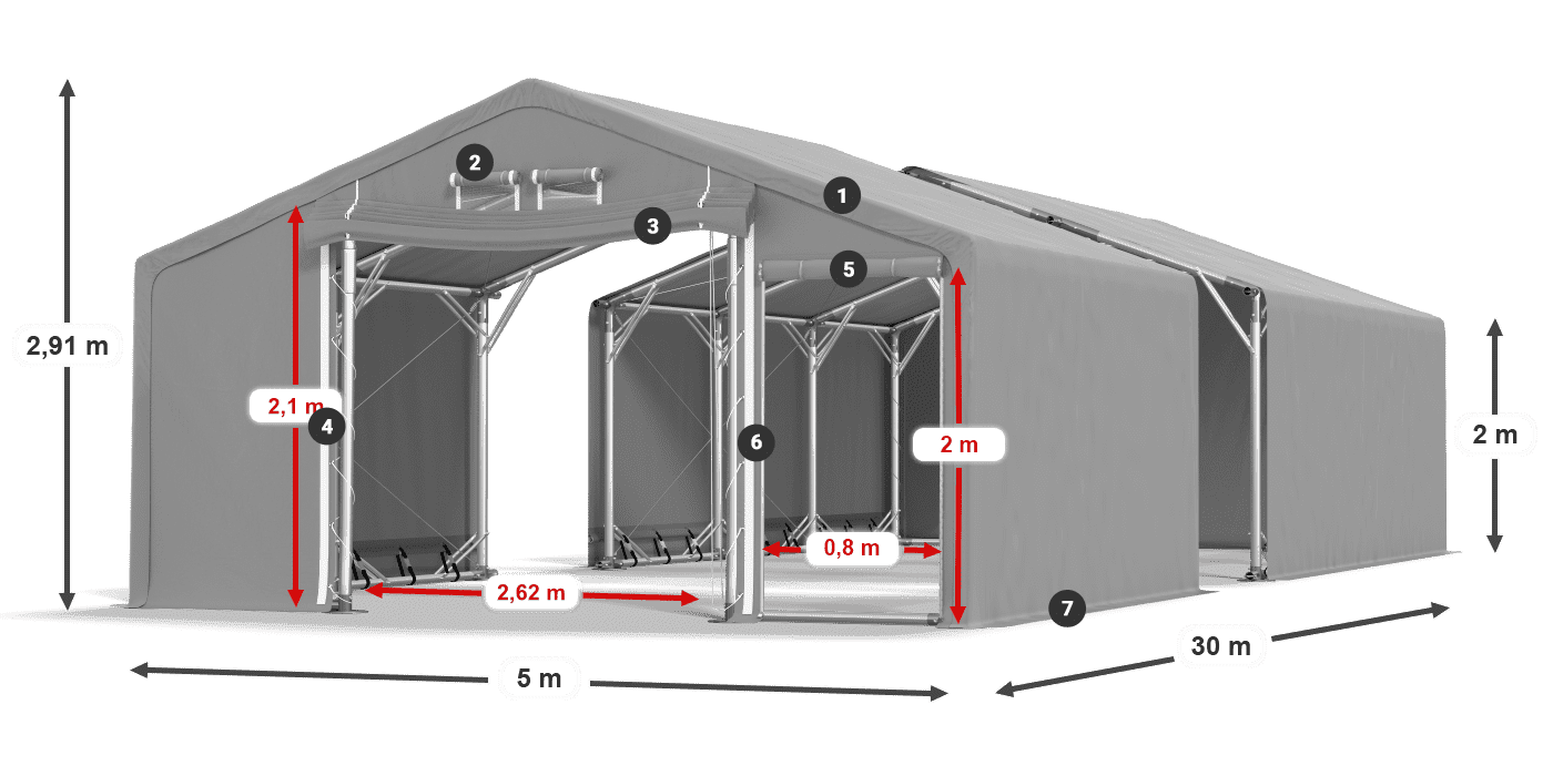 SFR 600 PVC leggenda 2m