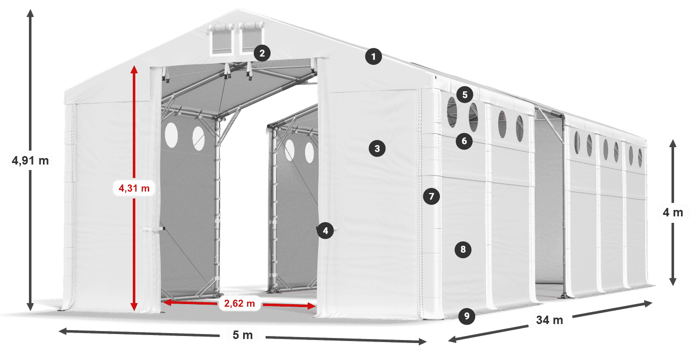 MFRO 620 PVC leggenda 4m