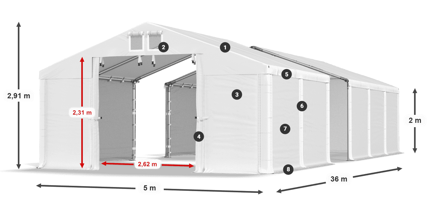 MFR 620 PVC leggenda 2m