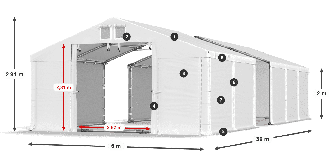 MFR 620 PVC leggenda 2m