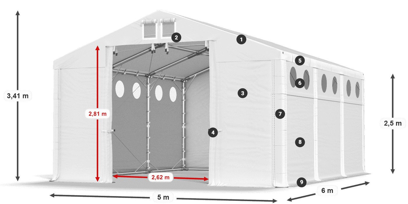 MFRO 620 PVC leggenda 2,5m