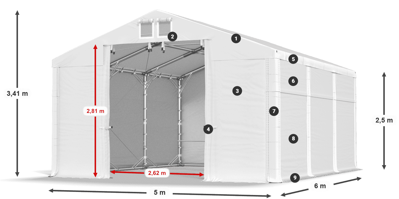 MFR 620 PVC leggenda 2,5m