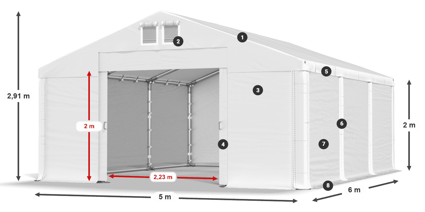 MFR 620 PVC leggenda 2m