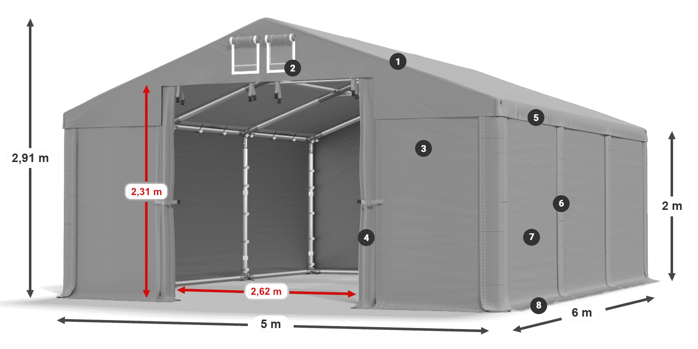 MFR 620 PVC leggenda 2m