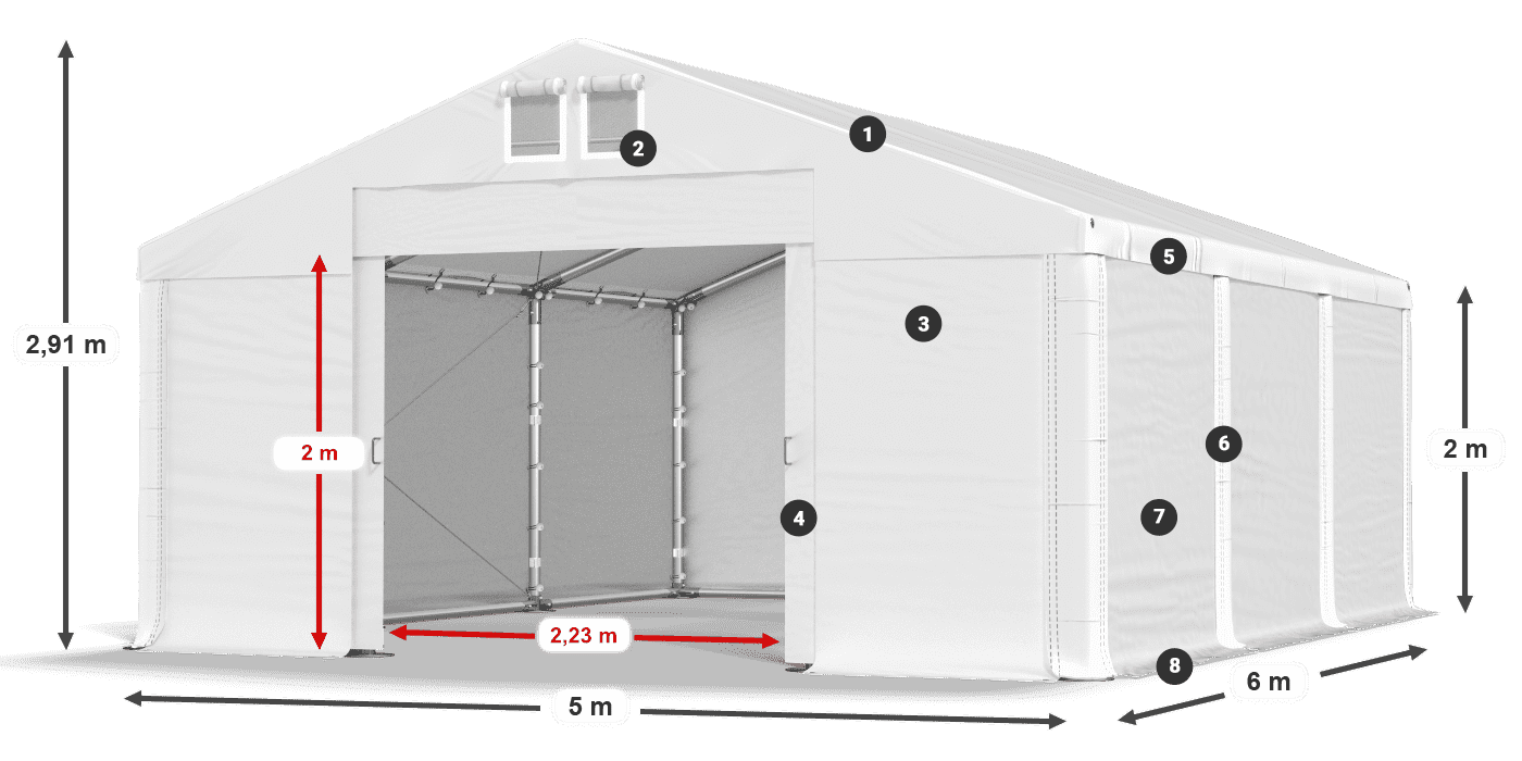 MFR 620 PVC leggenda 2m