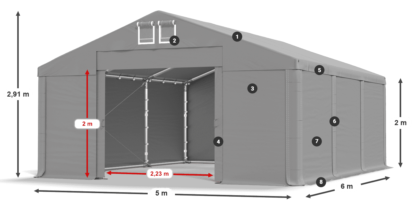 MFR 620 PVC leggenda 2m