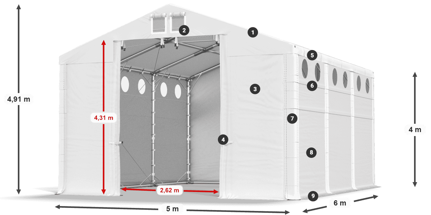 MFRO 620 PVC leggenda 4m