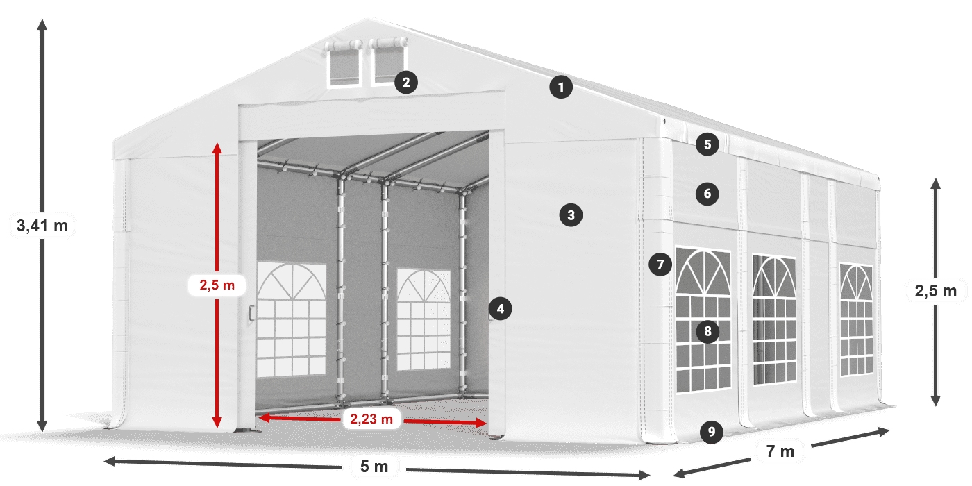 IFR 620 PVC leggenda 2.5m