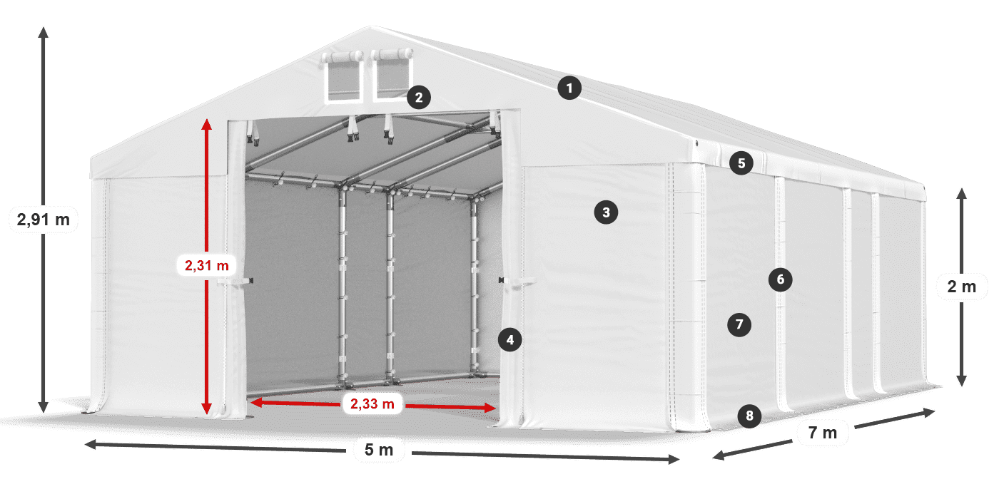 MFR 620 PVC leggenda 2m