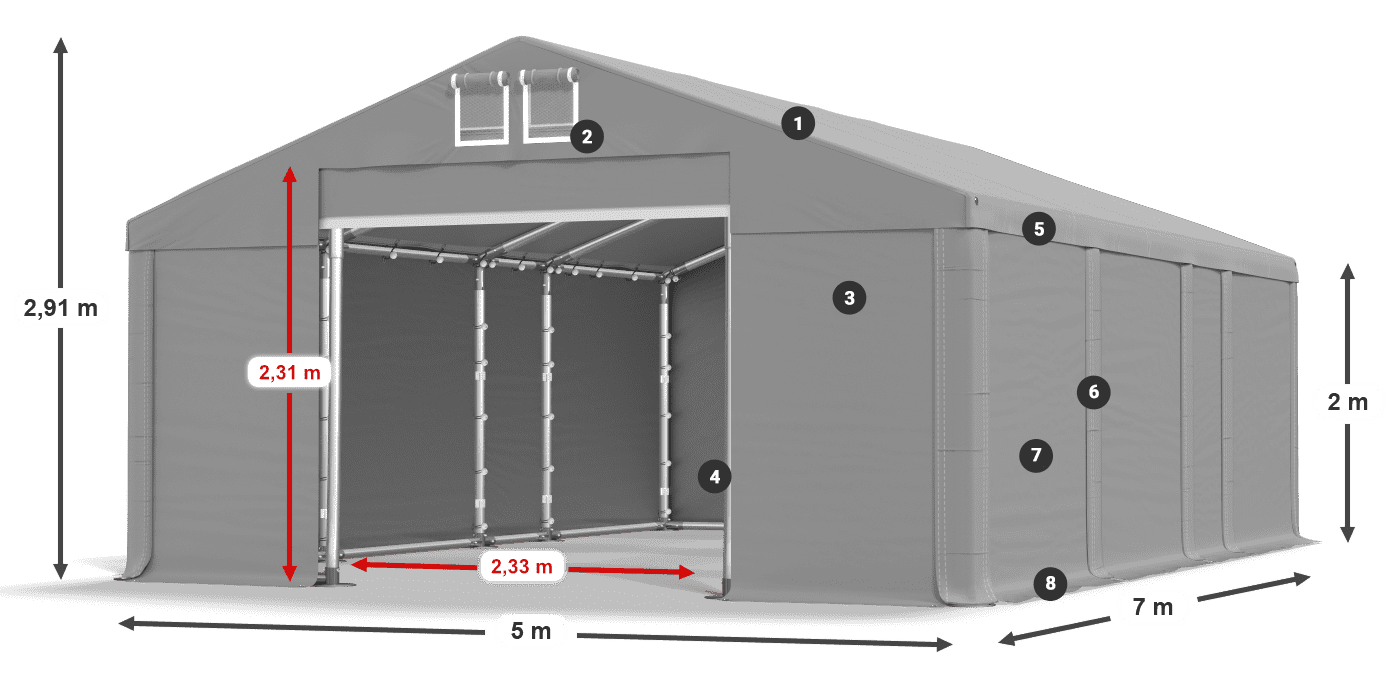 MFR 620 PVC leggenda 2m