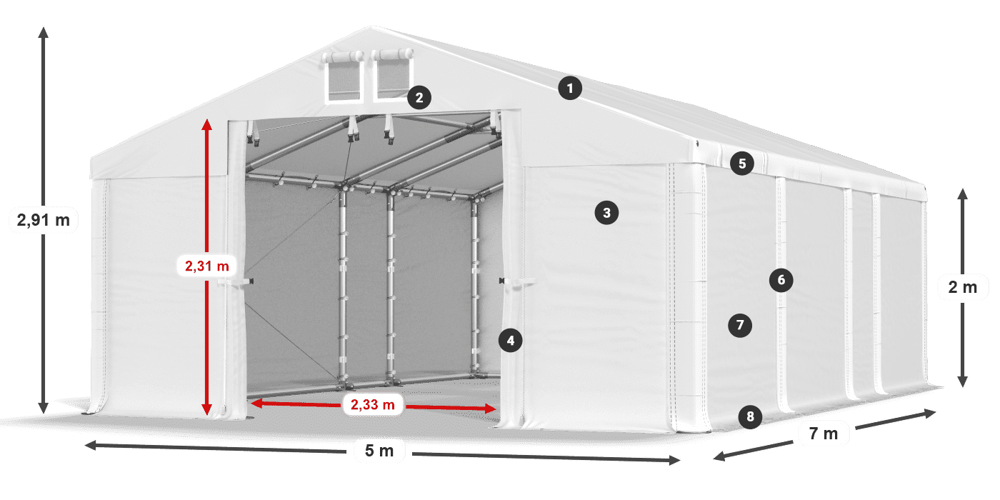 MFR 620 PVC leggenda 2m