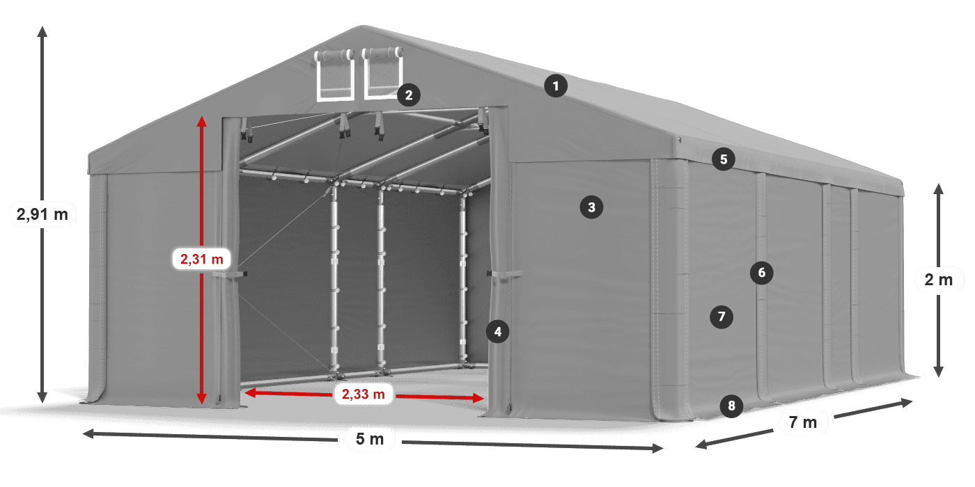 MFR 620 PVC leggenda 2m