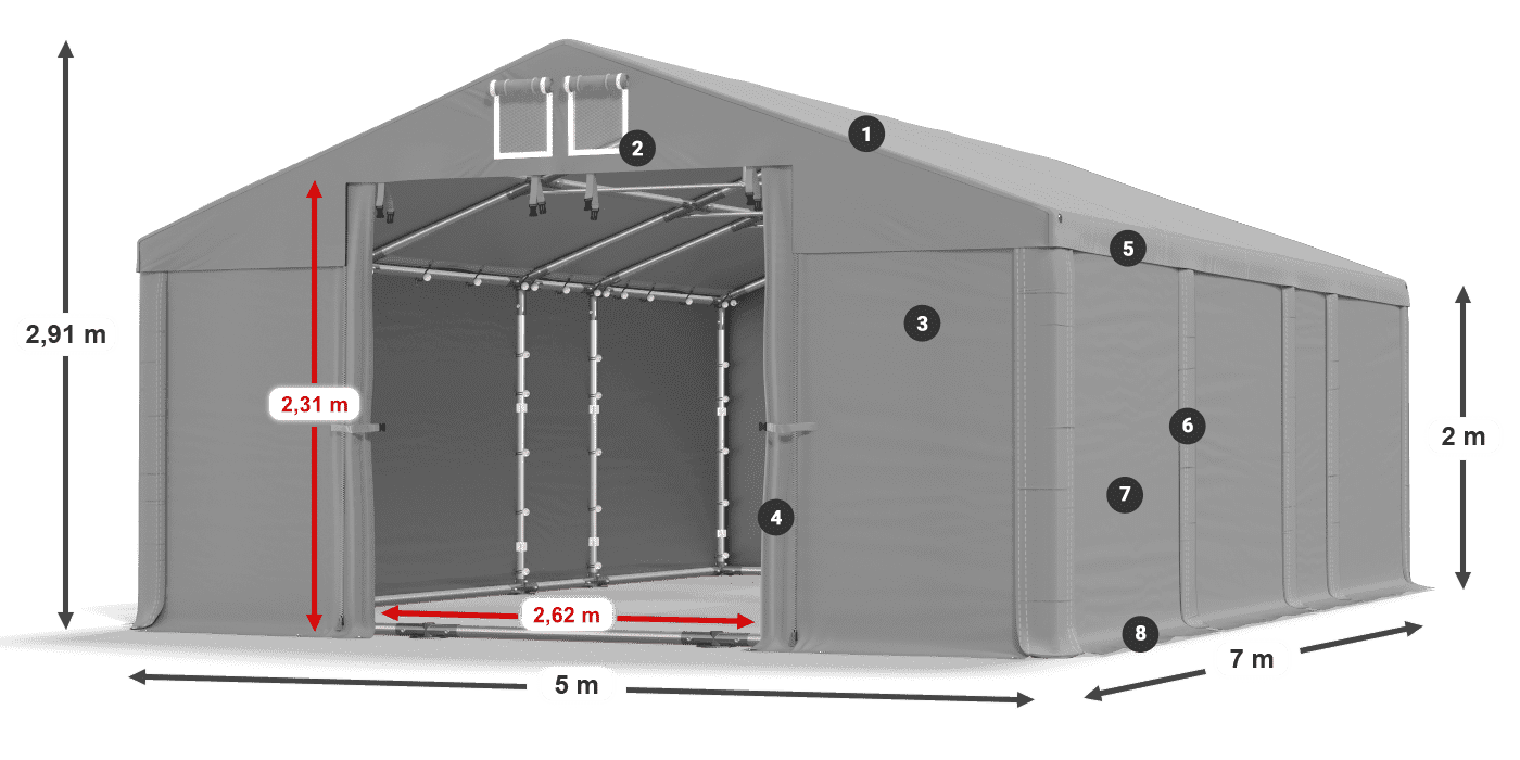 MMS 580 PVC leggenda 2m