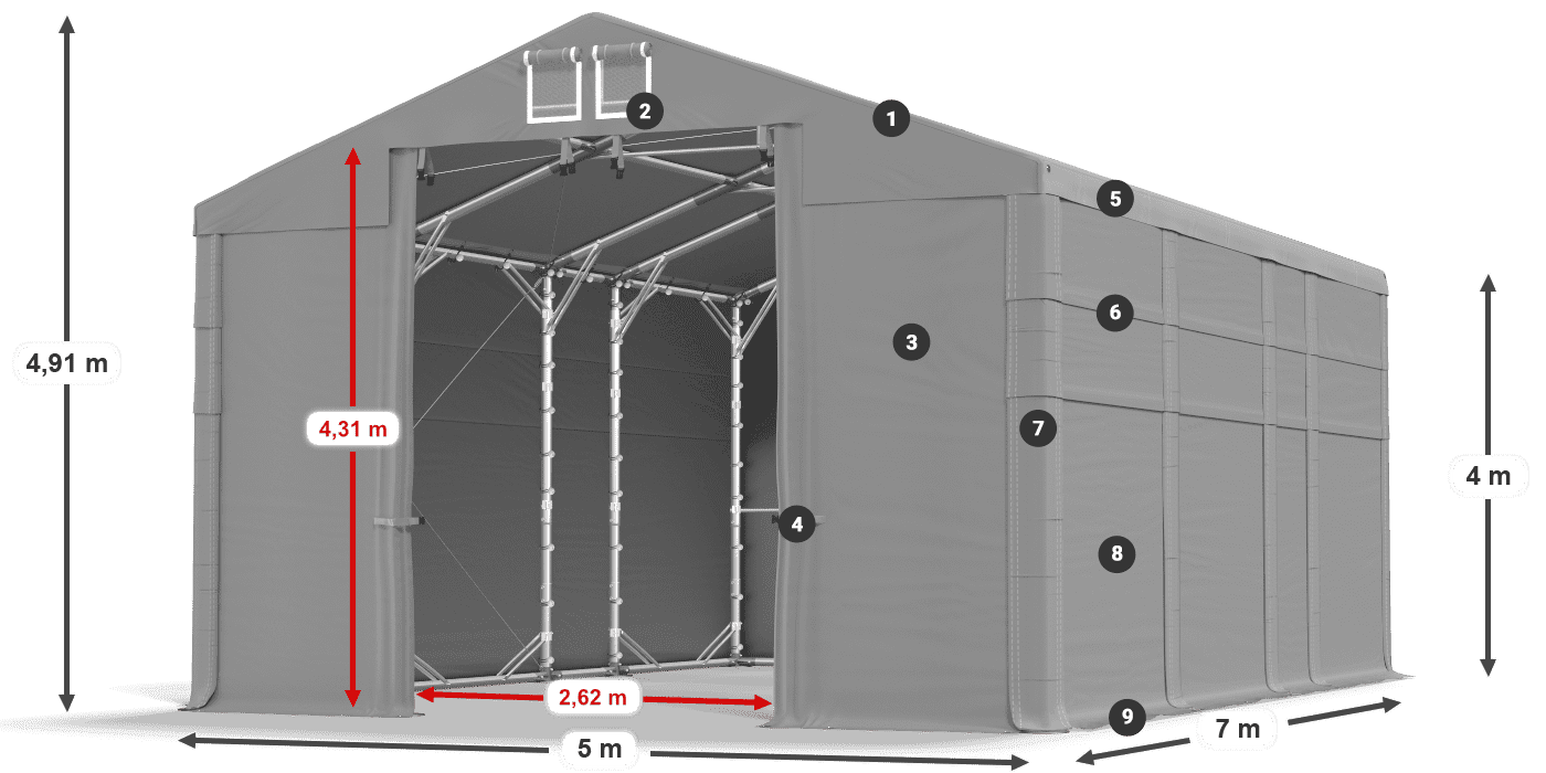MFR 620 PVC leggenda 4m