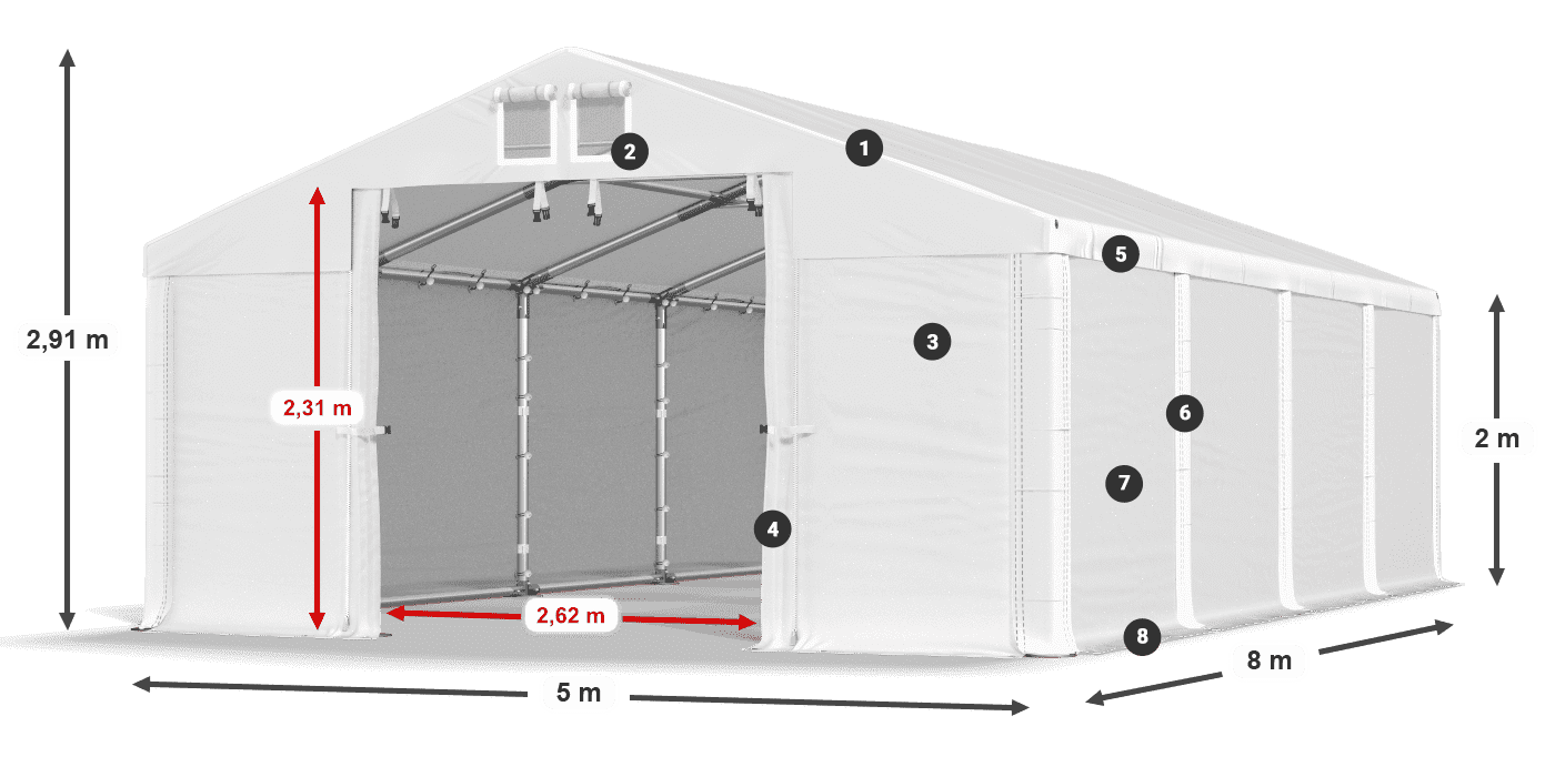 MFR 620 PVC leggenda 2m