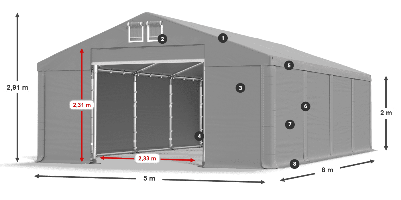 MFR 620 PVC leggenda 2m