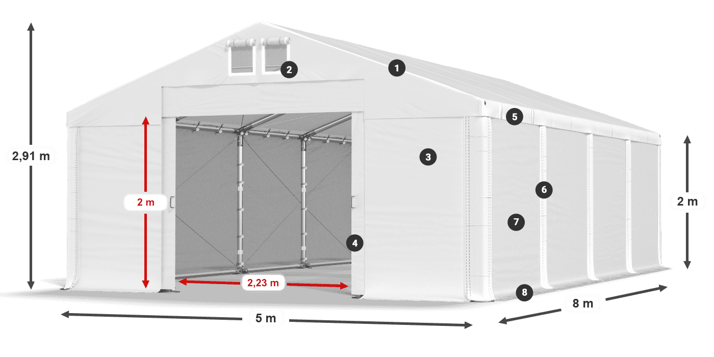 MFR 620 PVC leggenda 2m