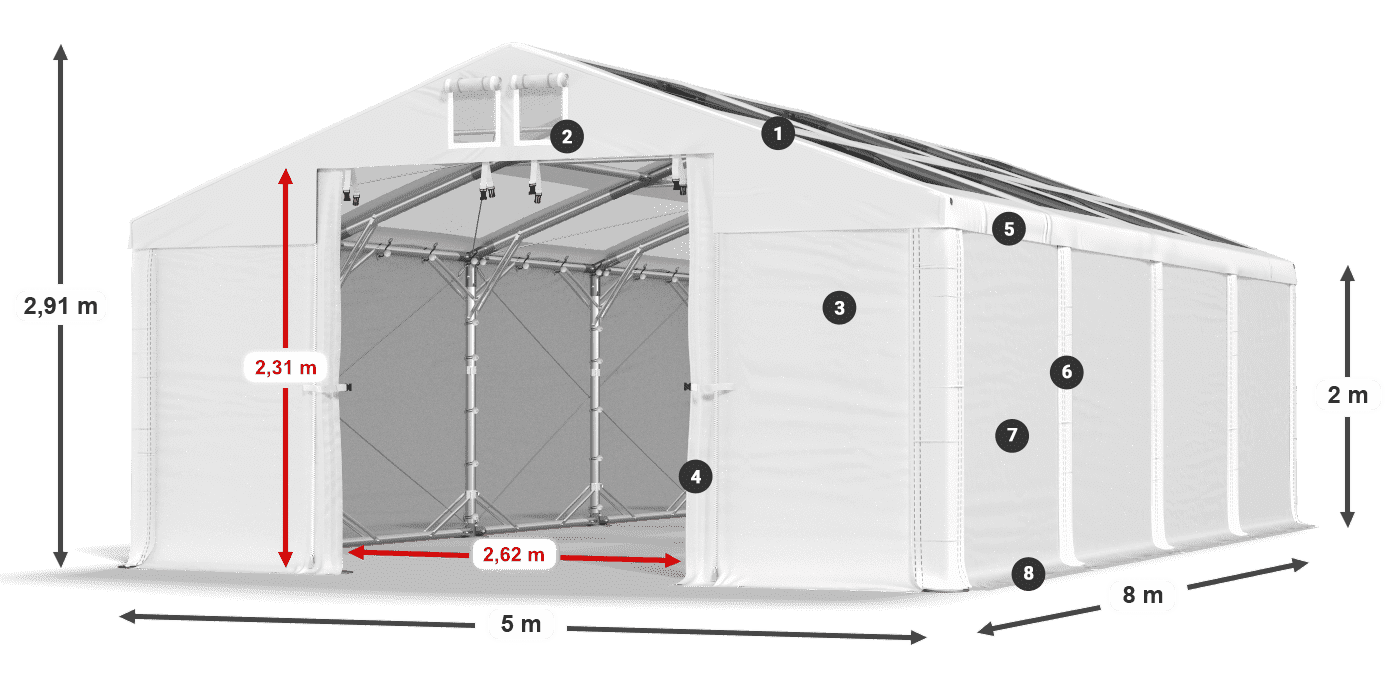 MMST 580 PVC leggenda 2m