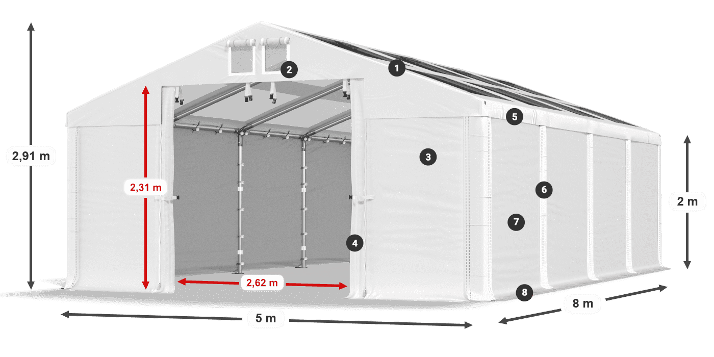 MMST 580 PVC leggenda 2m
