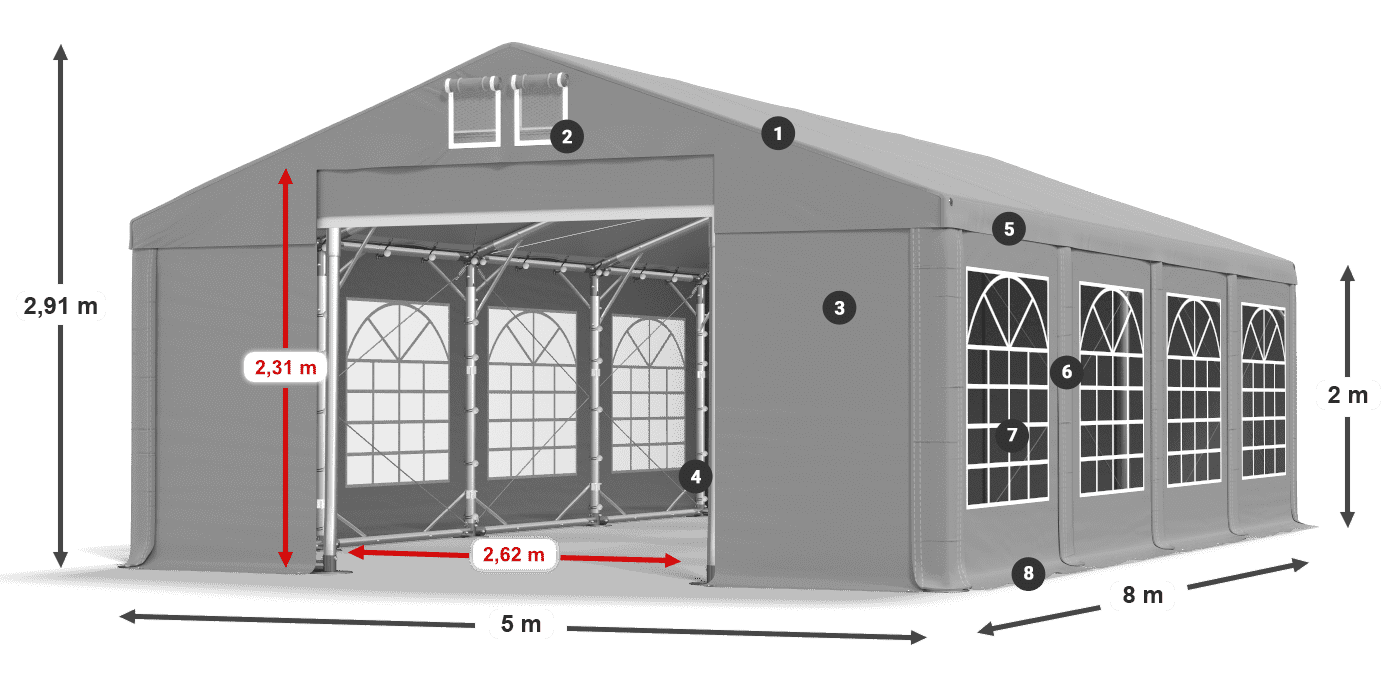 ISD 5. PVC leggenda 2m