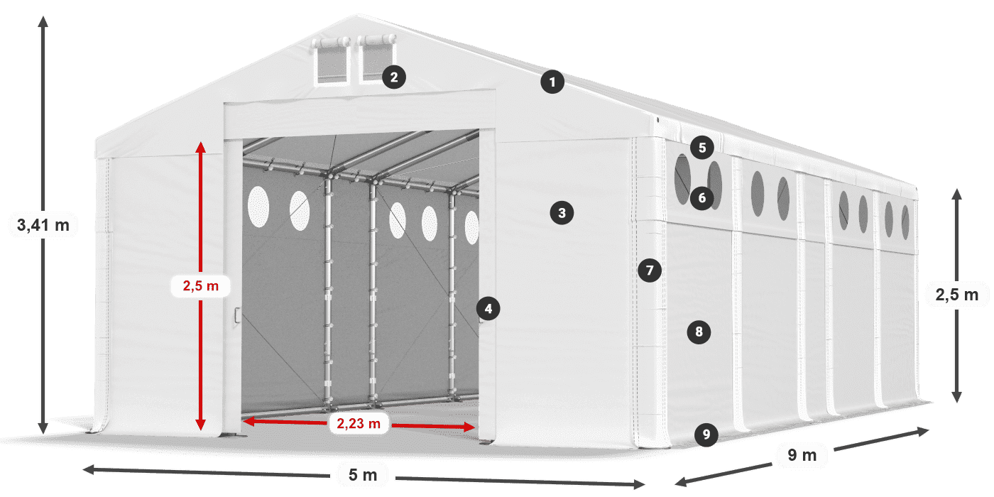 MMSO 580 PVC leggenda 2.5m