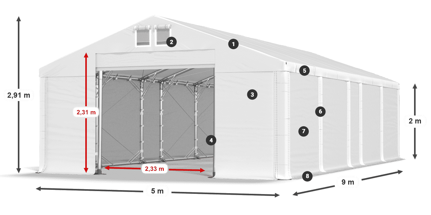 MFR 620 PVC leggenda 2m