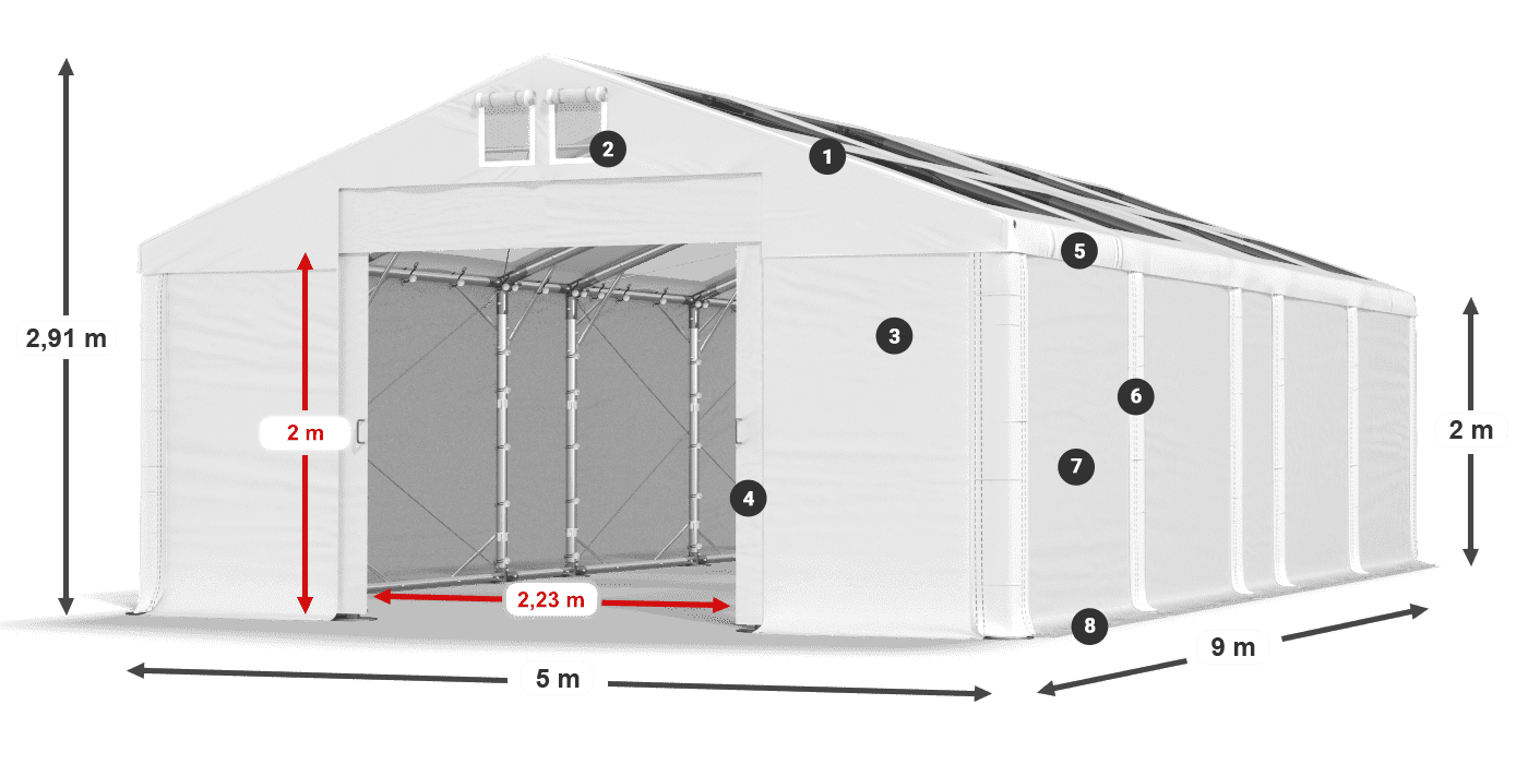 MMST 580 PVC leggenda 2m