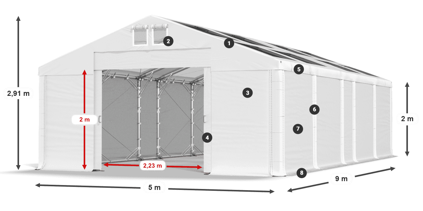 MMST 580 PVC leggenda 2m