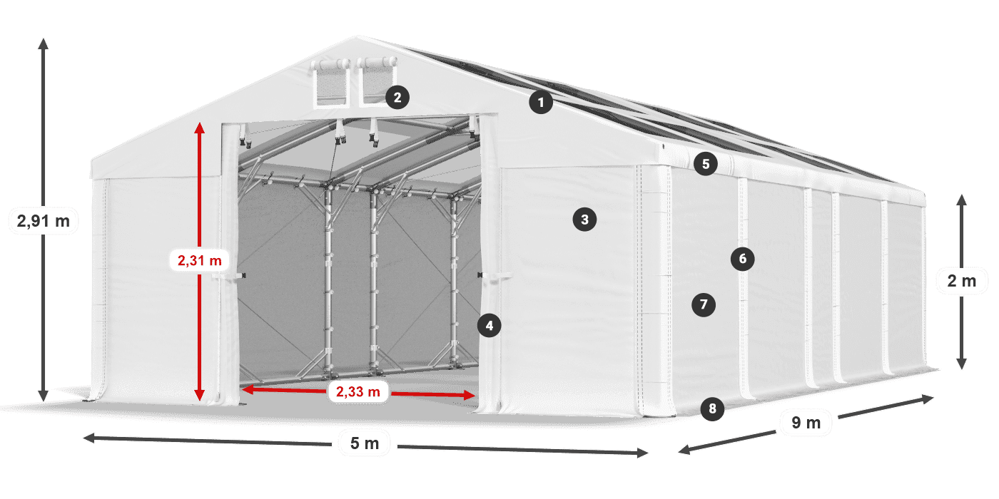 MMST 580 PVC leggenda 2m