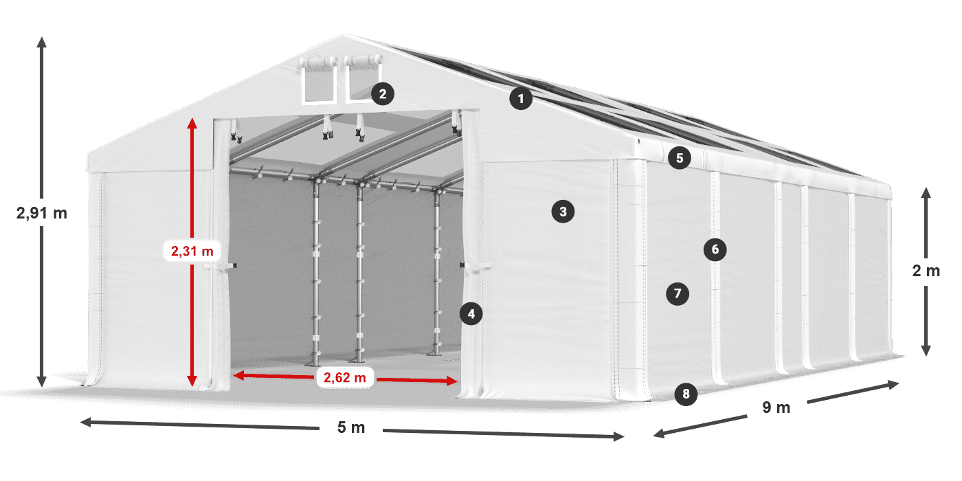 MMST 580 PVC leggenda 2m