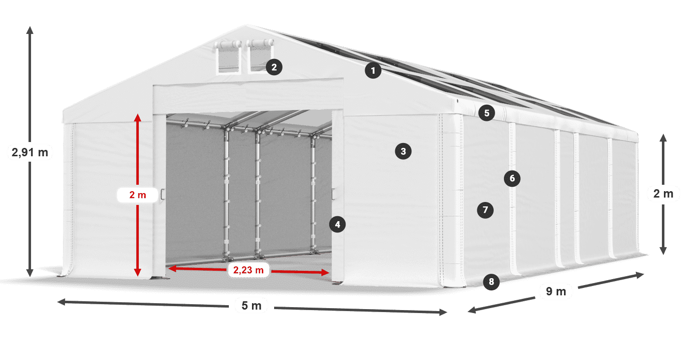 MMST 580 PVC leggenda 2m