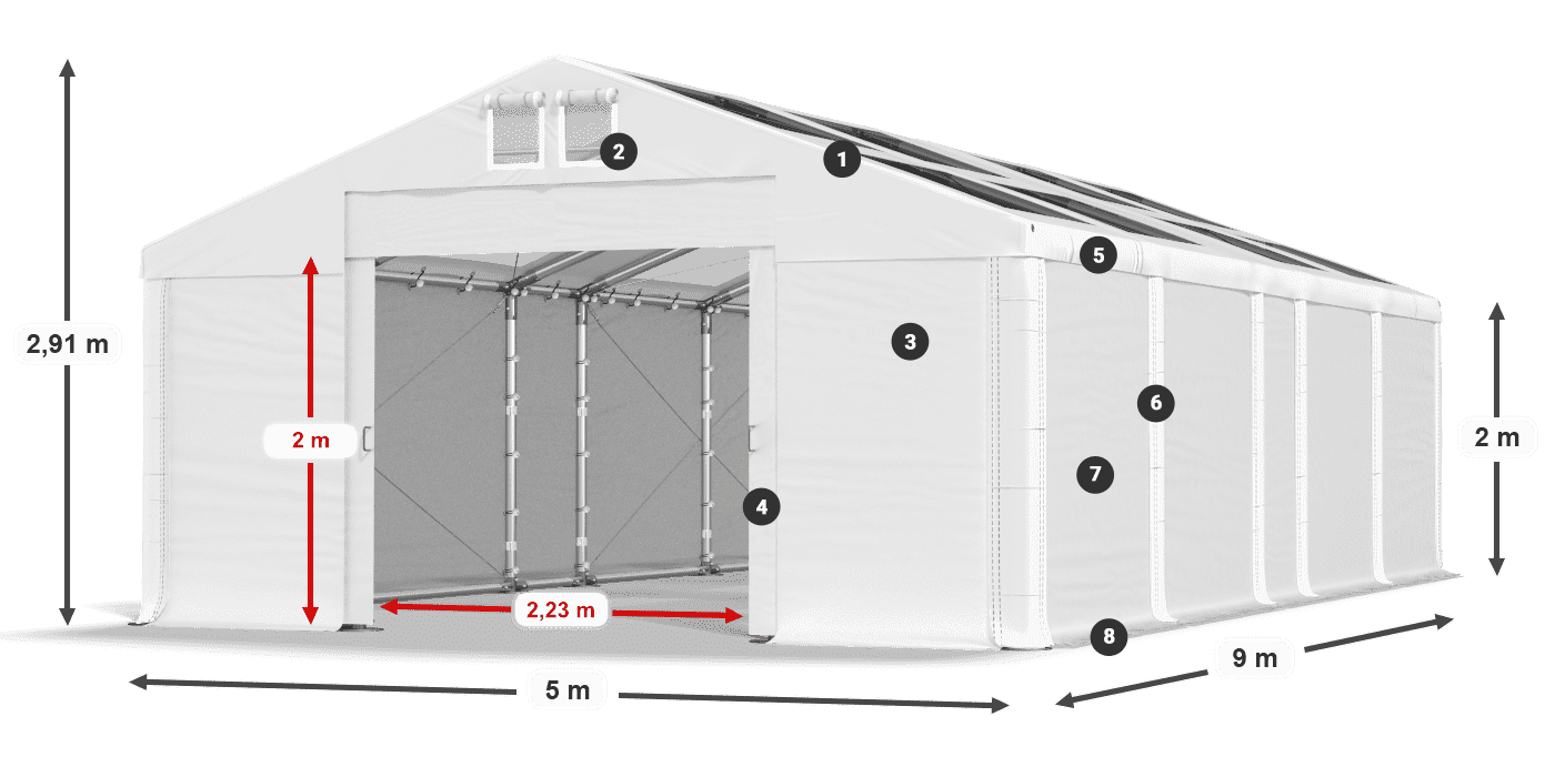 MMST 580 PVC leggenda 2m