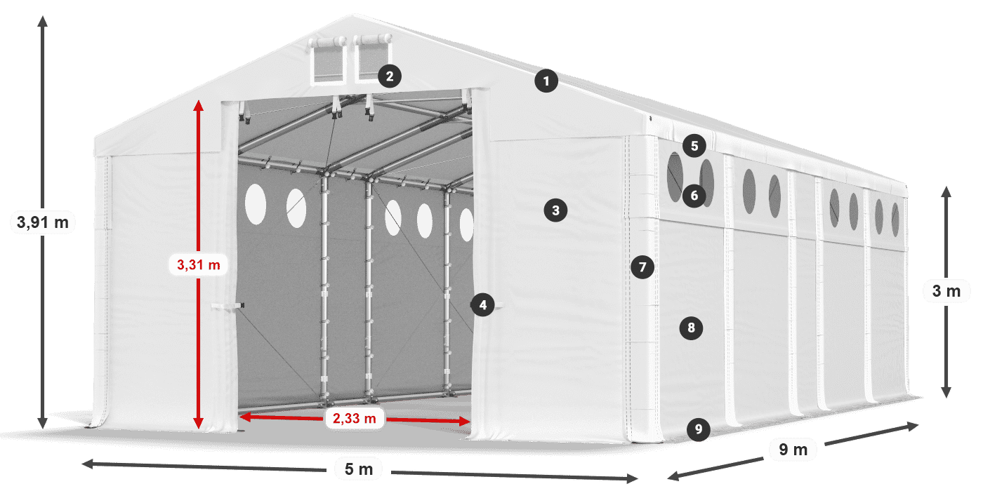 MFRO 620 PVC leggenda 3m