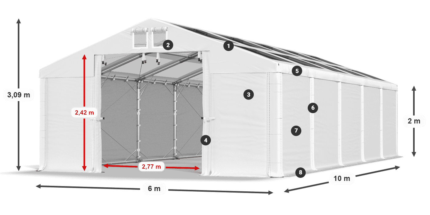 MMST 580 PVC leggenda 2m
