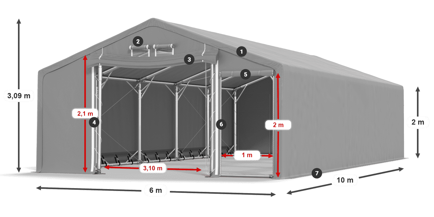 SFR 600 PVC leggenda