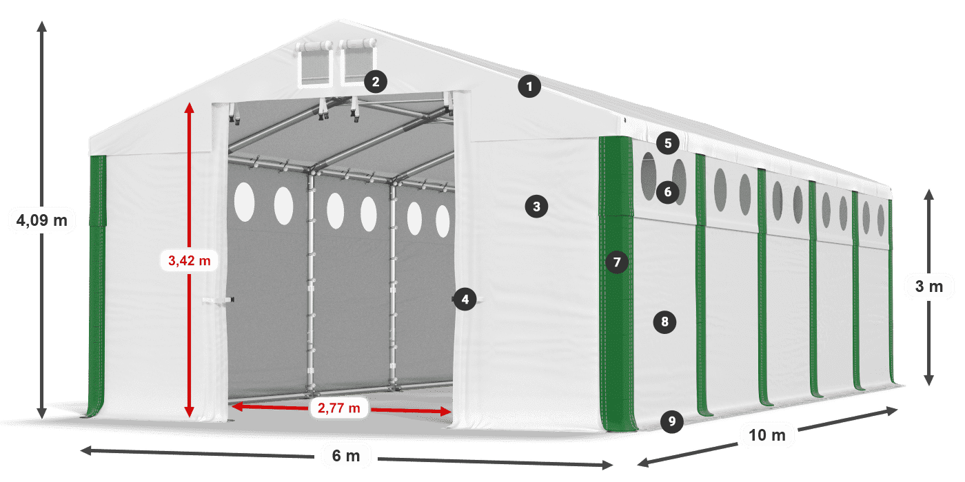 MFRO 620 PVC leggenda 3m