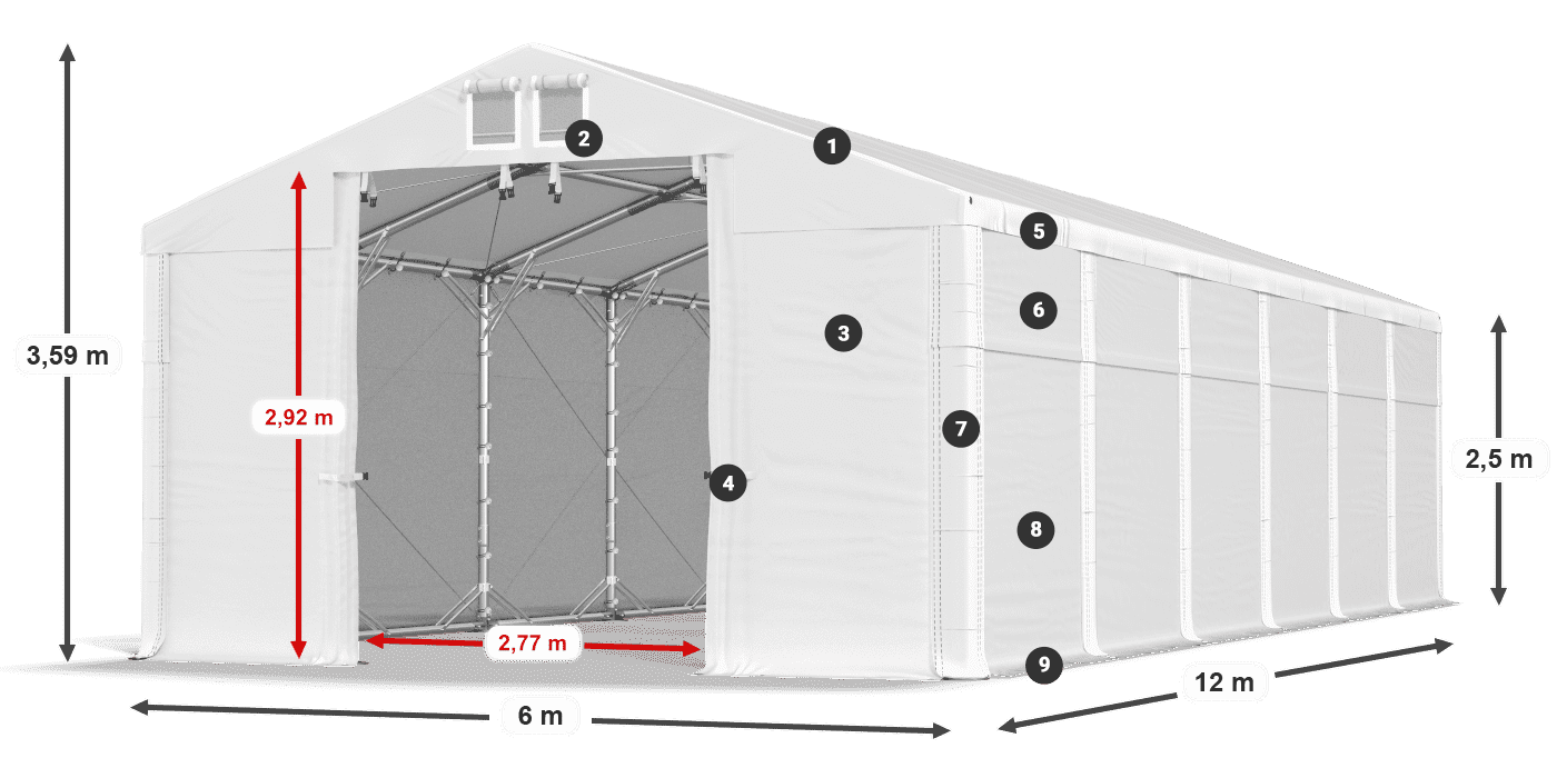 MMS 580 PVC leggenda 2.5m