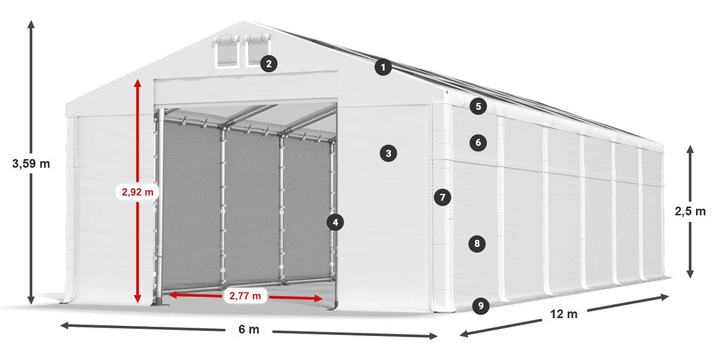 MMST 580 PVC leggenda 2.5m