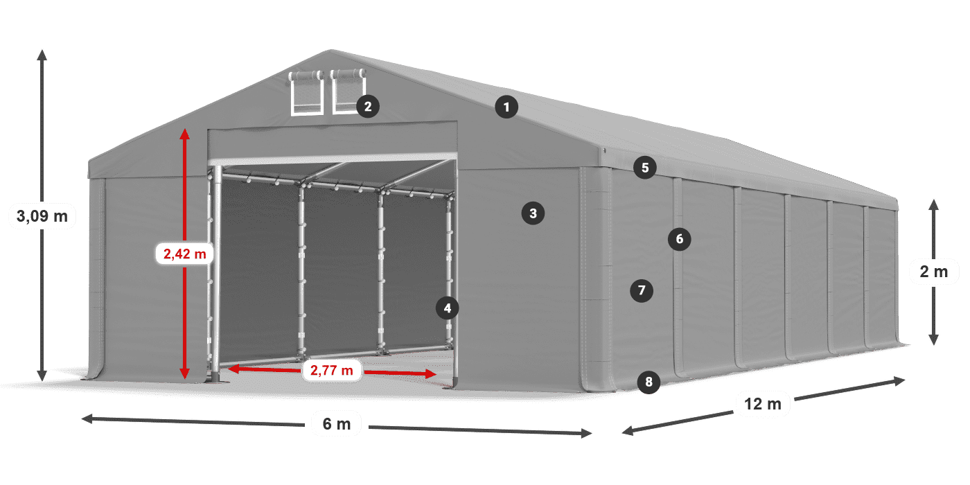 MFR 620 PVC leggenda 2m