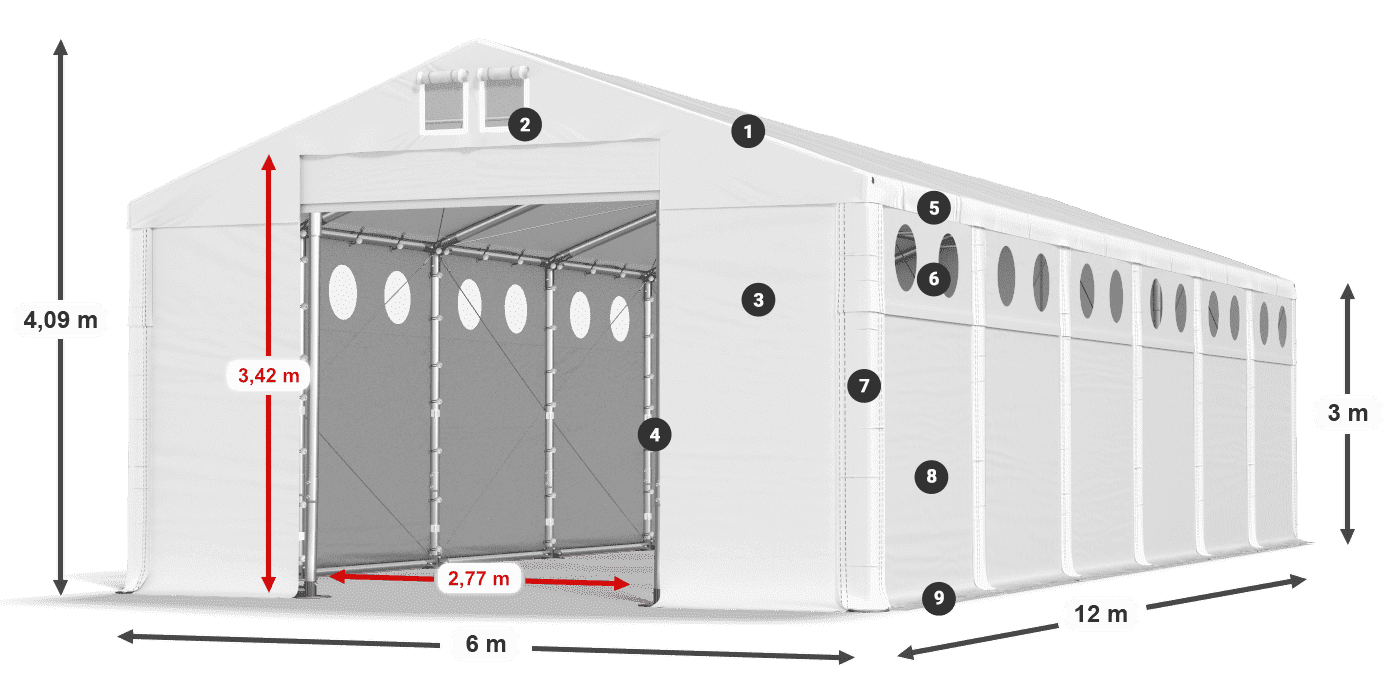 MFRO 620 PVC leggenda 3m