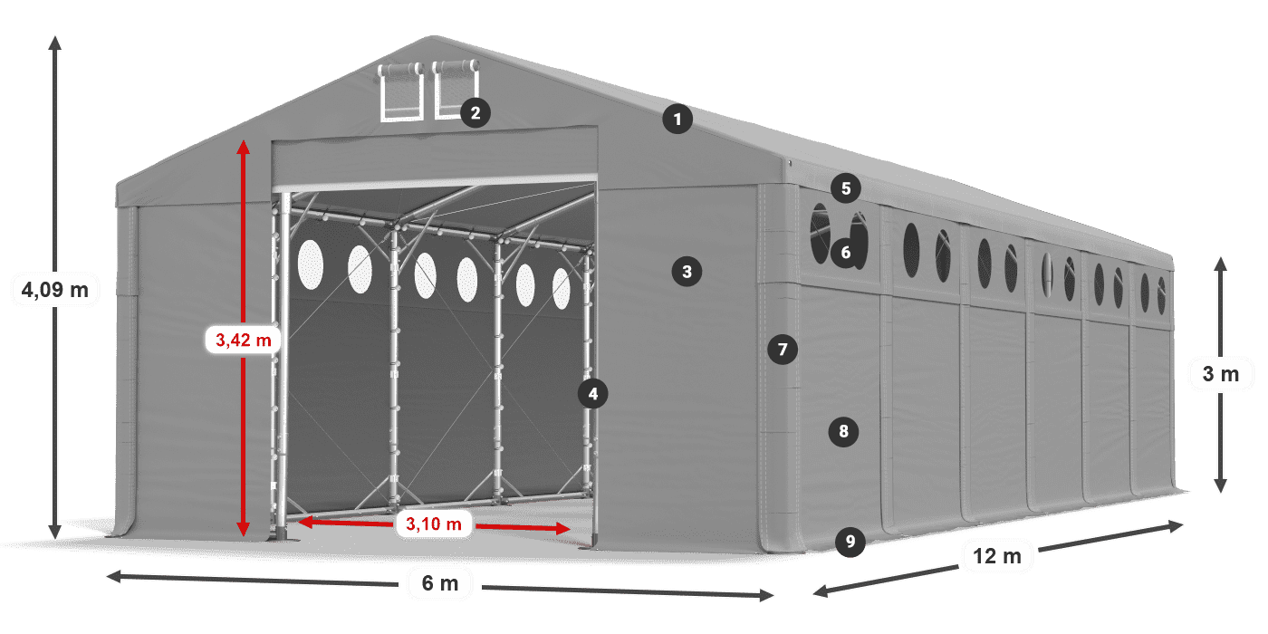 MMSO 580 PVC leggenda 3m